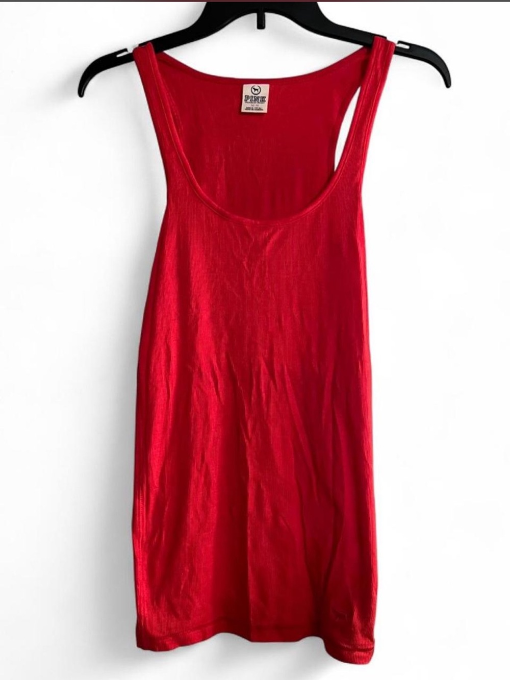 Victoria's Secret PINK Red Racerback Tank Top
